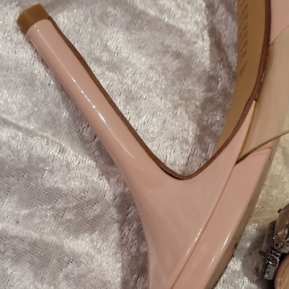 ALDO Women's Pink Sandals with Crystal Embellishments - Picture 6 of 7